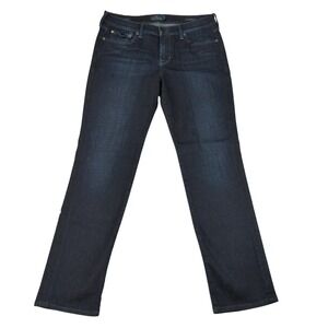 Lucky Brand Sweet Straight Women Dark Wash Denim Jeans 10/30 Ankle Leg Candiani
